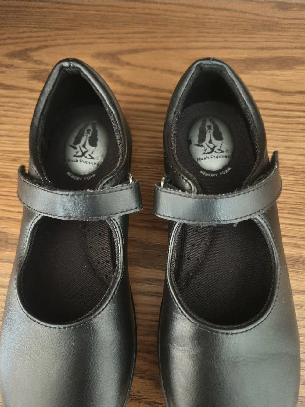 Hush Puppies Girl Lexi Mary Jane Flat, Black, 3.6 Youth Cushion US HP853927